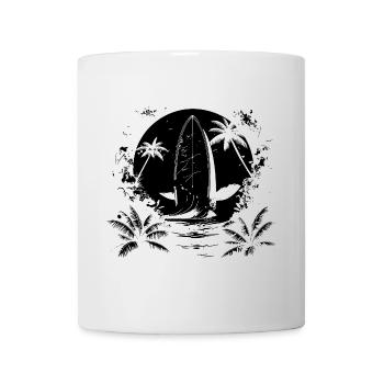 Surfing Drawing - Mug - white - Front
