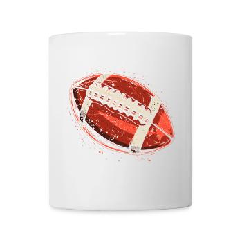Football Ball Graphic - Mug - white - Front
