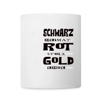 Black Red Gold - Mug - white - Front