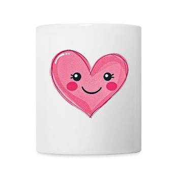 Herz - Tasse - Weiß - Vorne