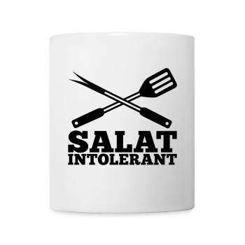 Salat Intolerant Grillbesteck - Tasse - Weiß - Vorne