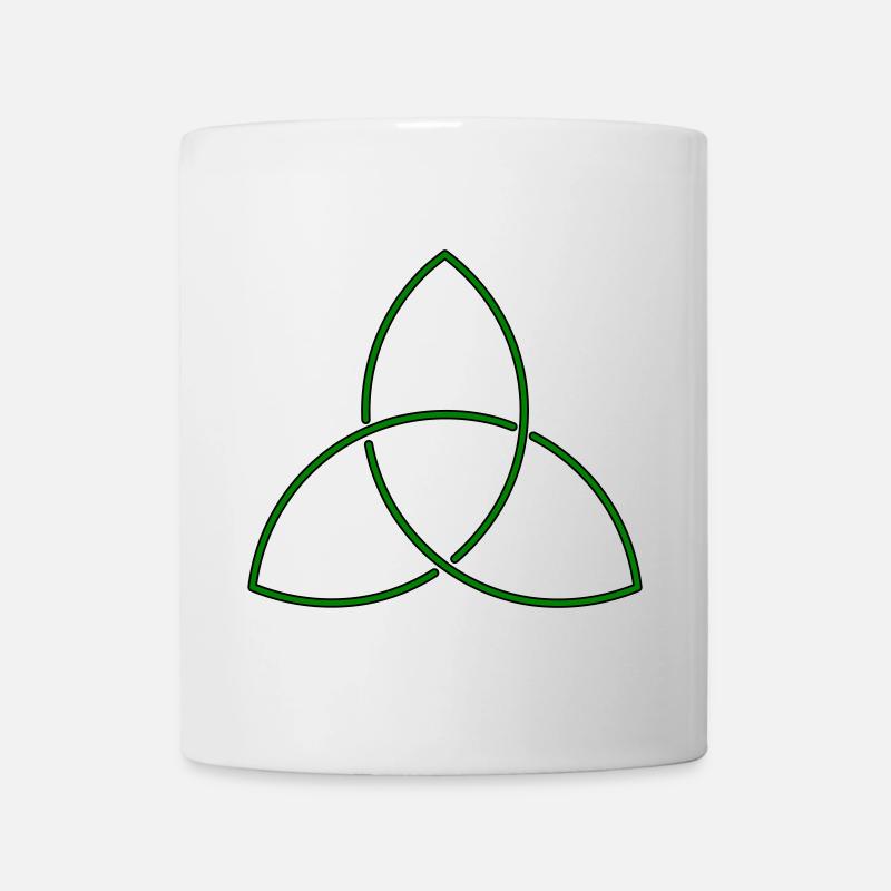 Celtic knot (Triquetra) - Mug - white