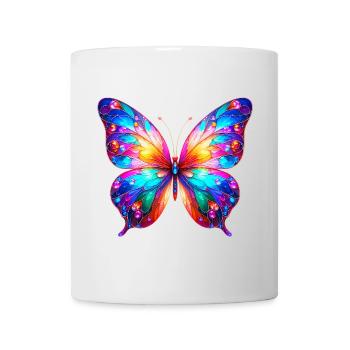 Schmetterling - Tasse - Weiß - Vorne