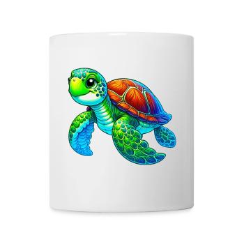 Tortue - Mug blanc - blanc - Devant