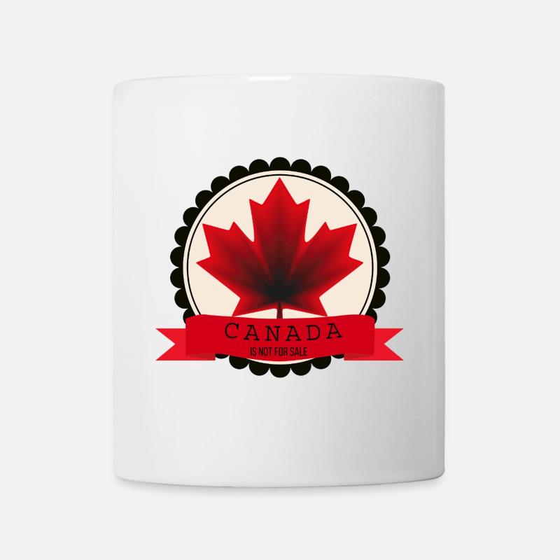 Canada Not For Sale Maple Badge - Tasse - Weiß