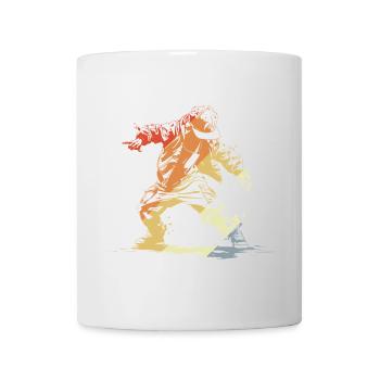 B-Boy Rétro - Mug blanc - blanc - Devant