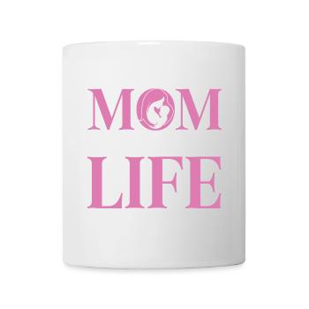 Das Leben der Mutter ist das beste Leben - Tasse - Weiß - Vorne
