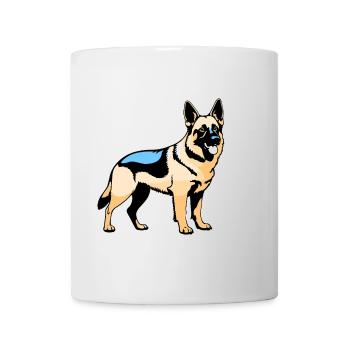 German Shepherd - Pet Dog Design - Mug - white - Front