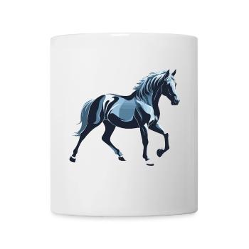 Blue Horse - Animal Design - Tasse - Weiß - Vorne