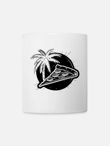 Pizza - Tasse - Weiß