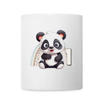 1st Birthday Panda Bear Rainbow Cute Cute - Mug - white - Front