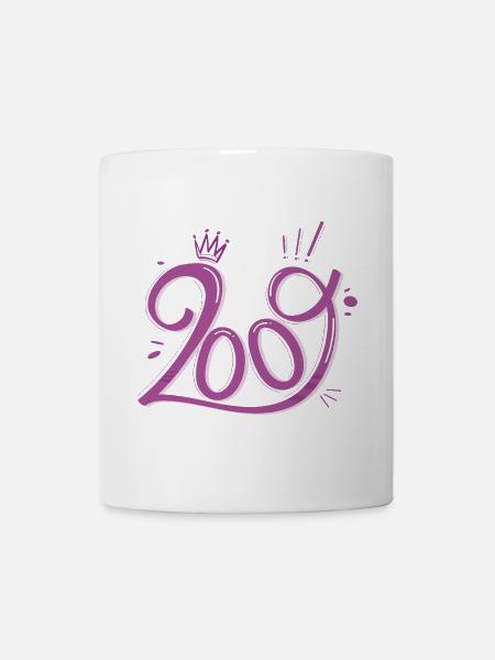 17. Geburtstag Mädchen geboren 2009 Geschenk - Tasse - Weiß