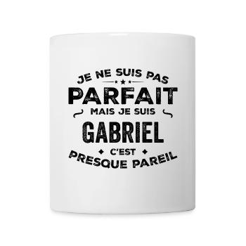 Gabriel – ein Vorname, eine lustige und stolze Legende - Tasse - Weiß - Vorne