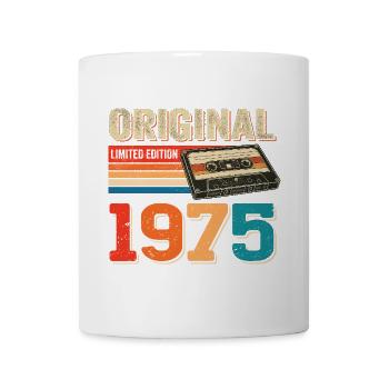 Retro Vintage Cassette Tape 1975 Vintage 1975 - Mug - white - Front