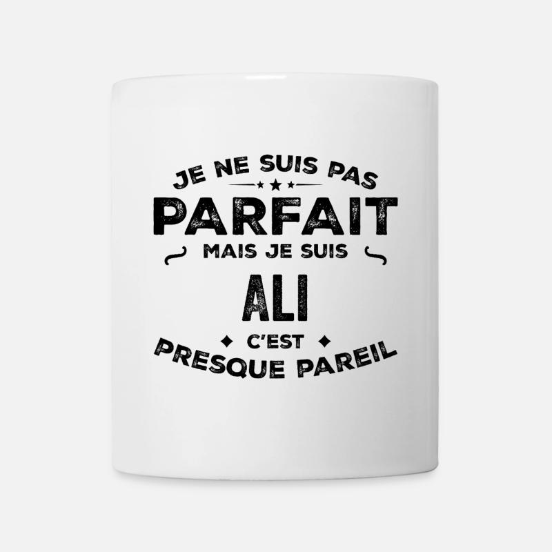 Ali – Un Prénom, Une Légende Drôle et Fière - Mug blanc - blanc