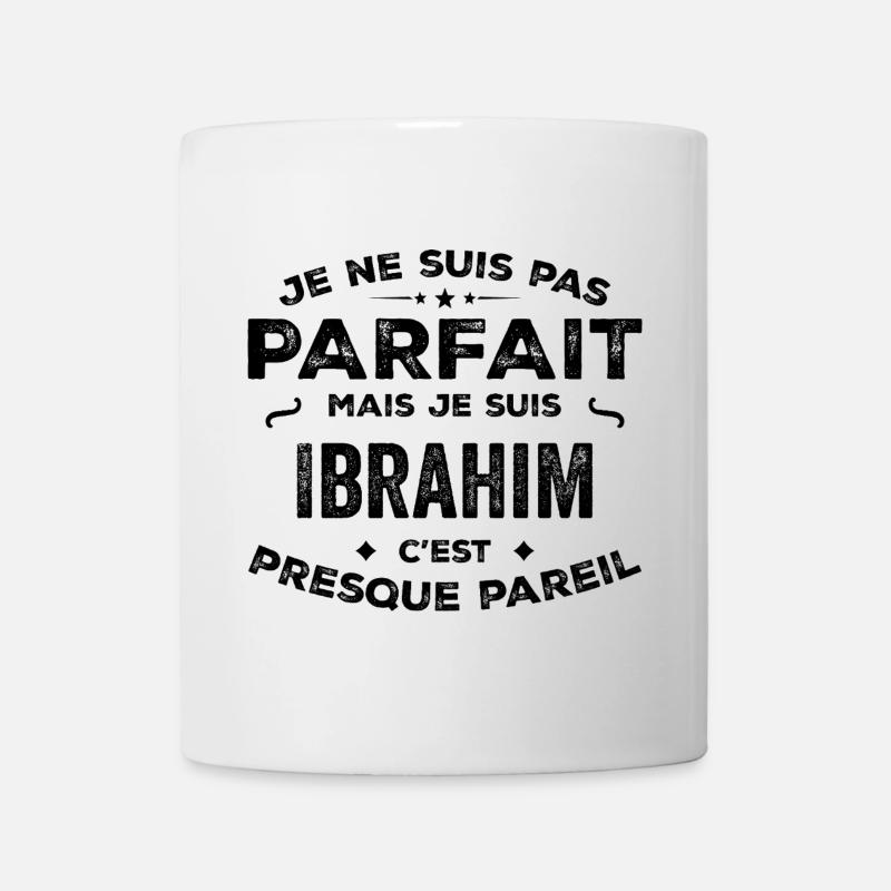 Ibrahim – Un Prénom, Une Légende Drôle et Fière - Mug blanc - blanc