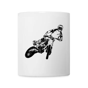 Moto Cross - Motocross - Supercross - Mug blanc - blanc - Devant