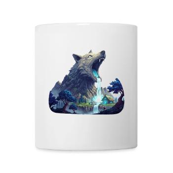 Wolf Waterfall - Mug - white - Front