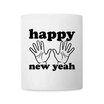 Happy new yeah - Tasse - Weiß - Vorne