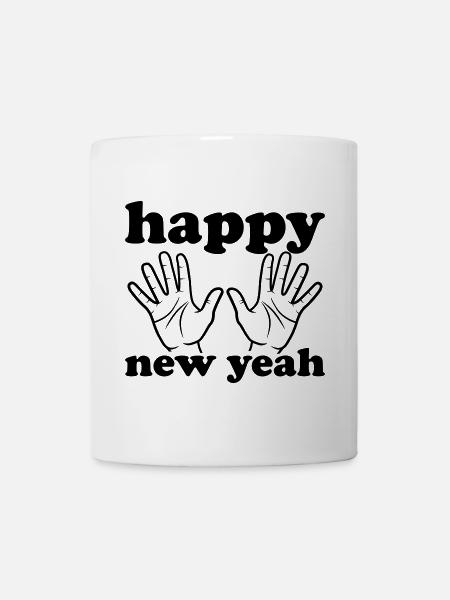 Happy new yeah - Tasse - Weiß