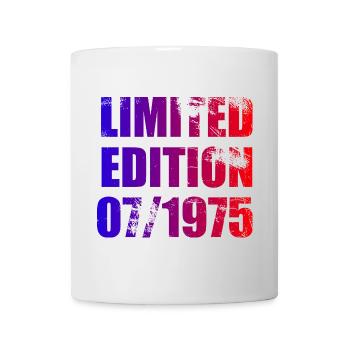 50th Birthday Limited Edition 07/1975 - Mug - white - Front