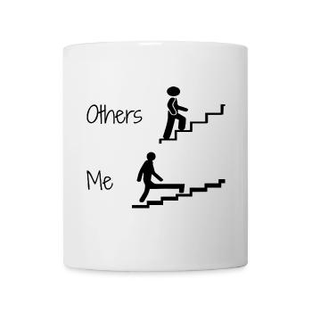 Others and Me Funny Humor Tee Humorous Saying Joke - Mug - white - Front