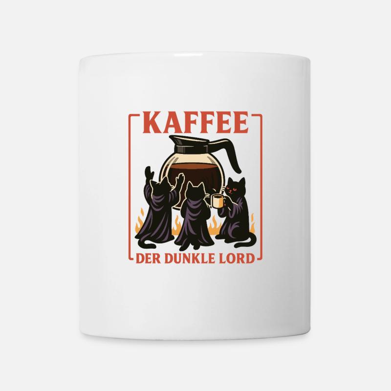 Kaffee Der Dunkle Lord - Tasse - Weiß