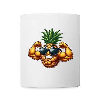 Cool Summer Fruit Pineapple - Mug - white - Front