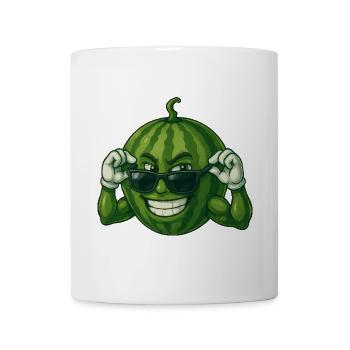 Lunettes de soleil d’été fraîches Fruity Adventure - Mug blanc - blanc - Devant
