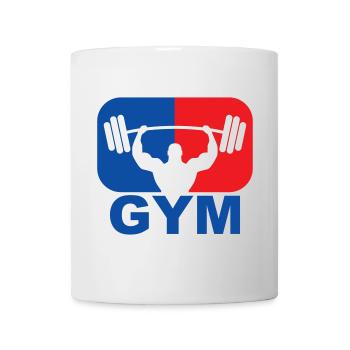 GYM Musculation Poids - Mug blanc - blanc - Devant