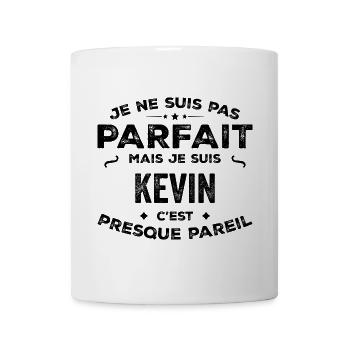Kevin – Un Prénom, Une Légende Drôle et Fière - Mug blanc - blanc - Devant