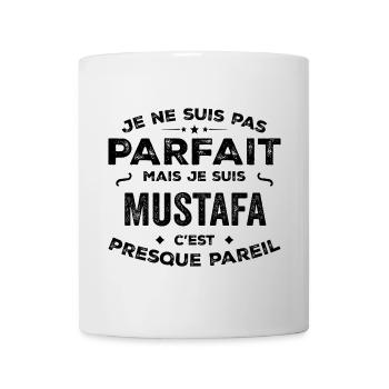 Mustafa – ein lustiger und stolzer Vorname, Legende - Tasse - Weiß - Vorne