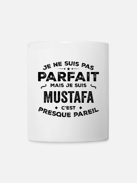 Mustafa – Un Prénom, Une Légende Drôle et Fière - Mug blanc - blanc