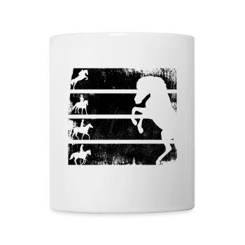 Pferdesport - Tasse - Weiß - Vorne