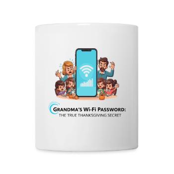 Grandma's Wi-Fi password - Mug - white - Front