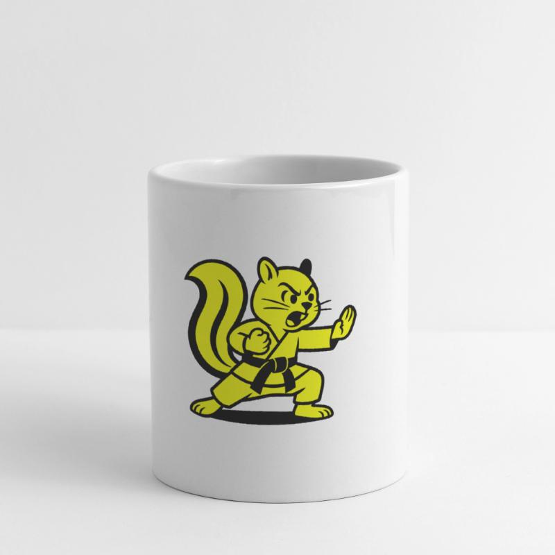 Karate Eichhörnchen! Tasse