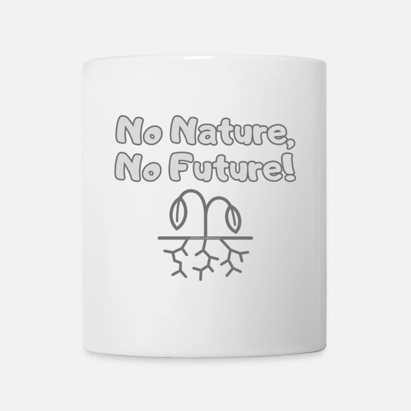 No Nature, No Future - Environmental Protest - Mug - white