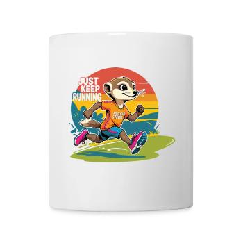 Einfach weiterlaufen - Tasse - Weiß - Vorne