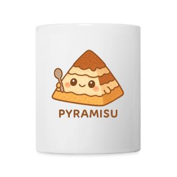 Pyramisu Kawaii Tiramisu - Tasse - Weiß - Vorne