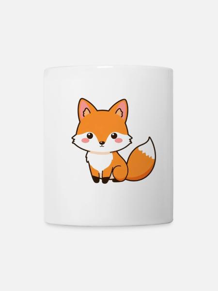 Fuchs - Tasse - Weiß
