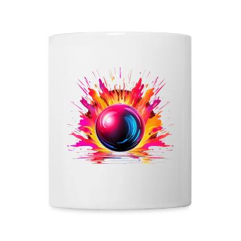 Bowling - Tasse - Weiß - Vorne