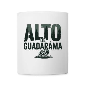 Alto de Guadarama Radtour Kunst - Tasse - Weiß - Vorne