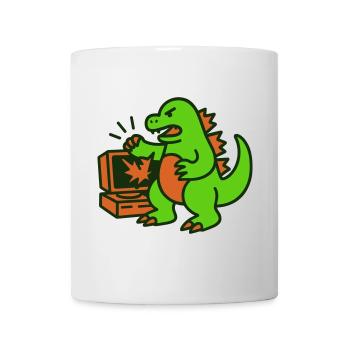 Dragon vs Computer - Mug - white - Front
