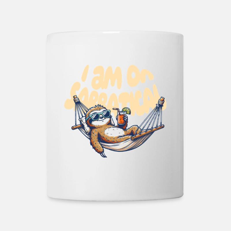 en congé sabbatique - Mug blanc - blanc