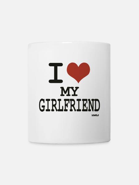 girl friend - Tasse - Weiß