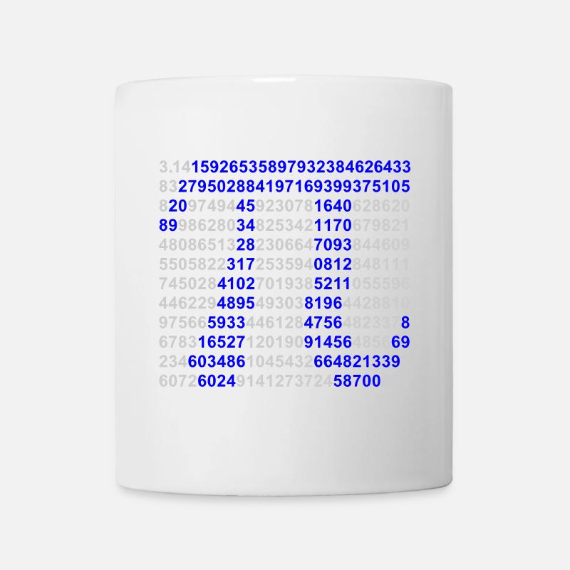 pi - Mug blanc - blanc