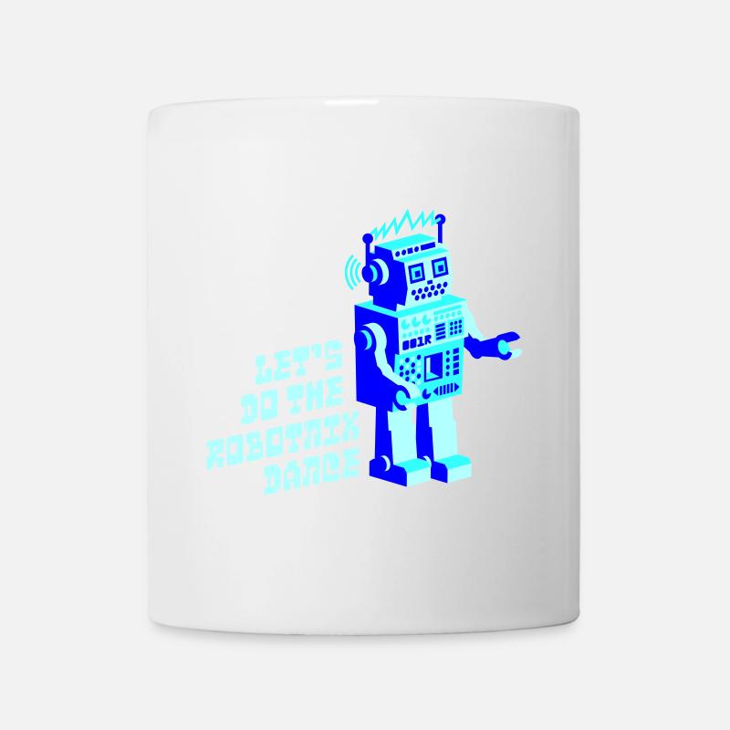robotnik dance - old school robots - Mug - white