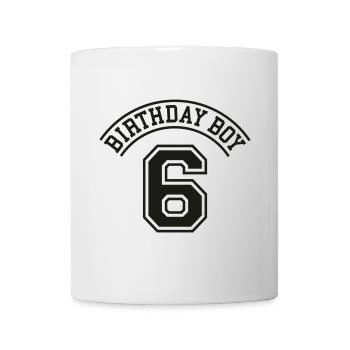 Garçon d'anniversaire 6 années - Mug blanc - blanc - Devant