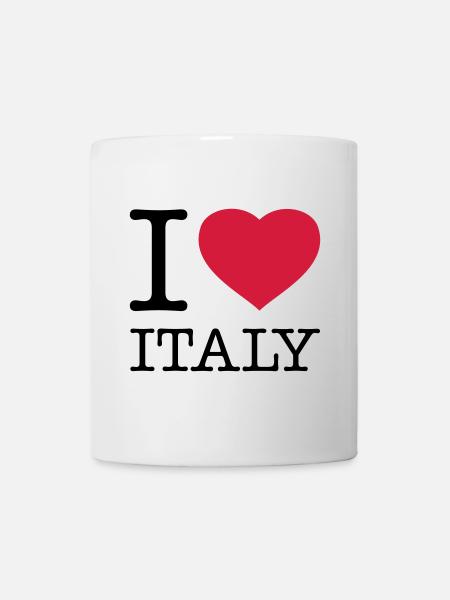 I LOVE ITALY Italien - Tasse - Weiß