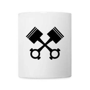 Kolben - Tasse - Weiß - Vorne